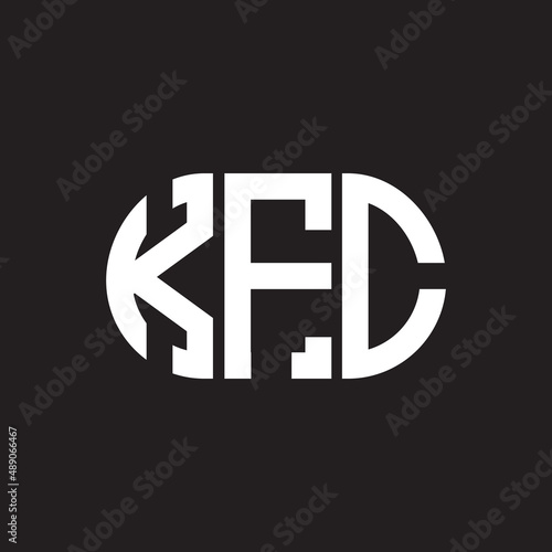 Free Download KFC letter logo design on black background. KFC creative initials letter logo concept. KFC letter design. - GFXLoad