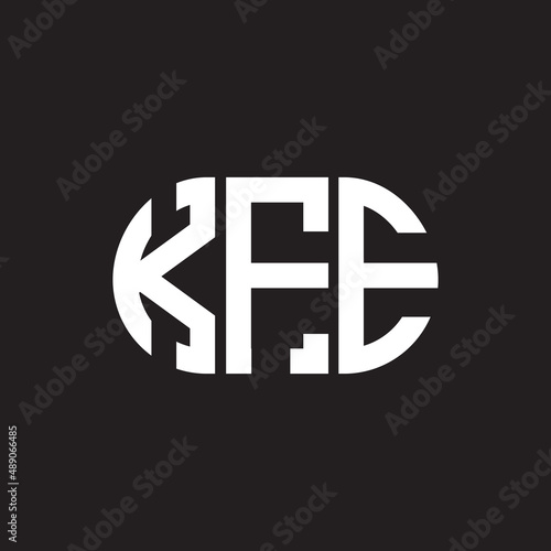 Free Download KFE letter logo design on black background. KFE creative initials letter logo concept. KFE letter design. - GFXLoad