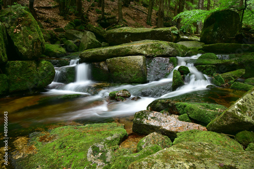 Jedlova waterfall, Jedlove, Jedlovy dul nature reserve