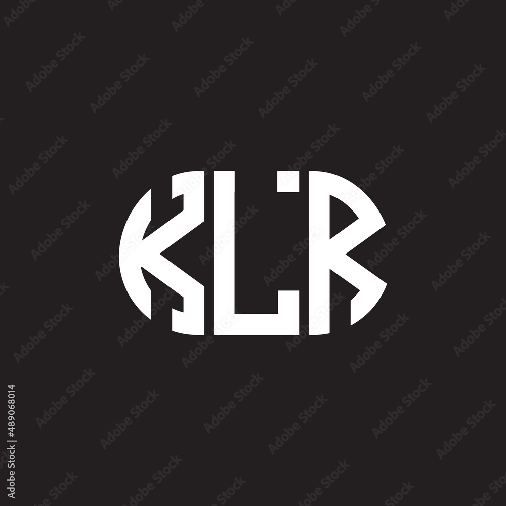 KLR letter logo design on black background. KLR creative initials letter logo concept. KLR letter design. KLR letter logo design on black background. KLR creative initials letter logo concept. KLR letter design.