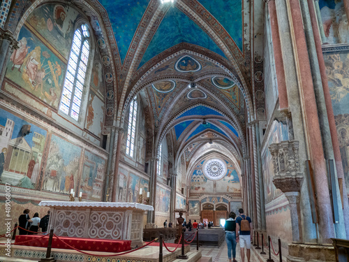 Obraz na płótnie Basilica Papale e Sacro Convento di San Francesco d'Assisi