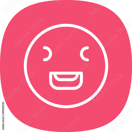 Laugh Squint Icon