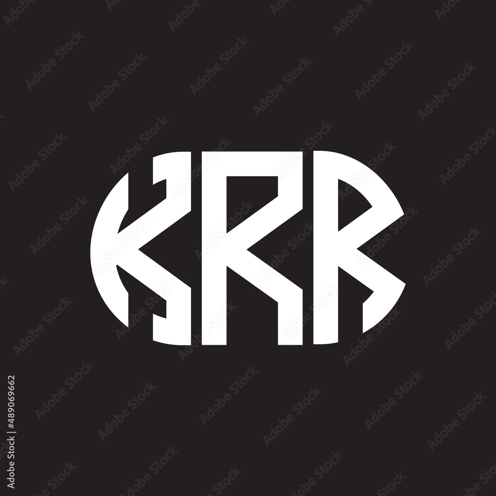 KRR letter logo design on black background. KRR creative initials letter logo concept. KRR letter design. KRR letter logo design on black background. KRR creative initials letter logo concept. KRR letter design.