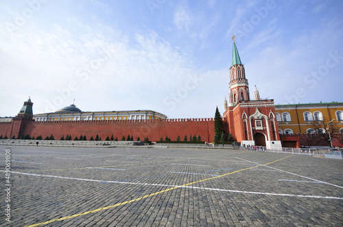 Red Square in the city of Moscow
