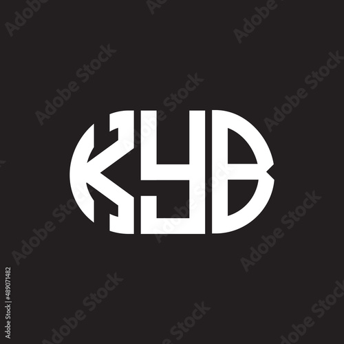 Free Download KYB letter logo design on black background. KYB creative initials letter logo concept. KYB letter design. - GFXLoad