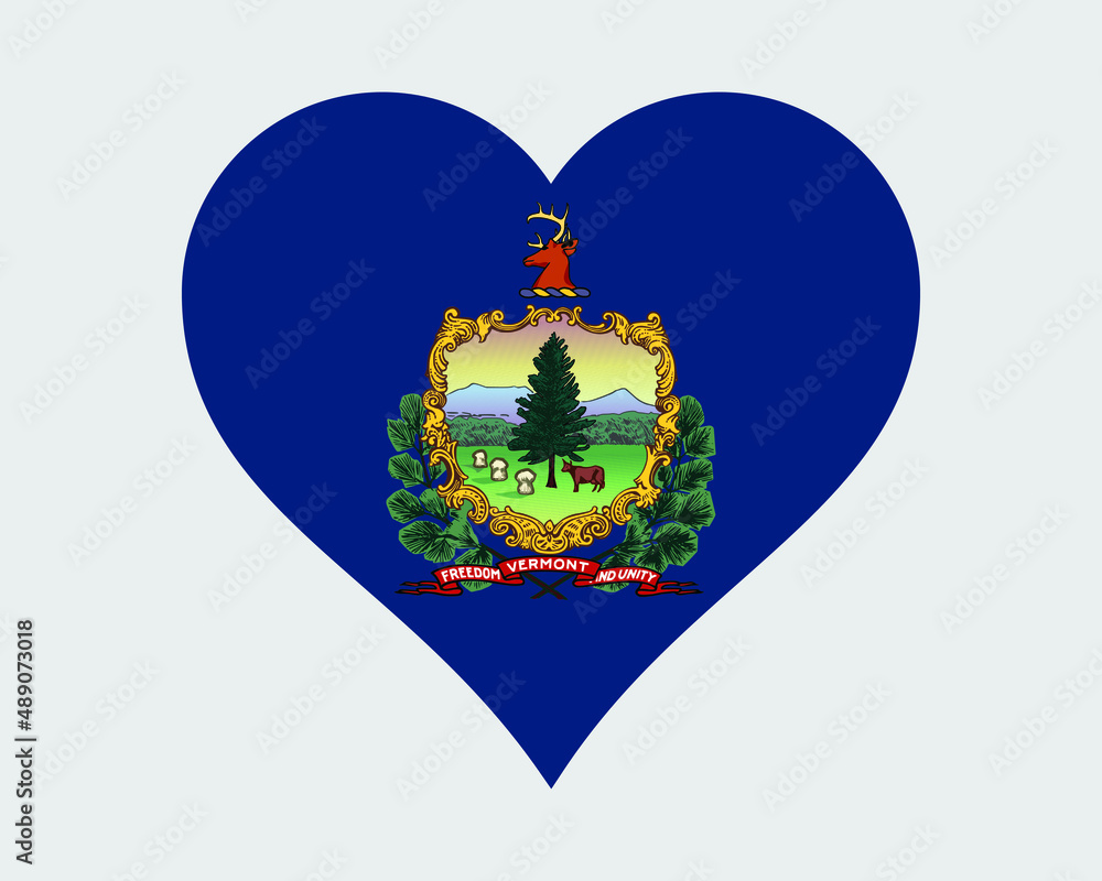 Vermont USA Heart Flag. VT US Love Shape State Flag. Green Mountain State United States of America Banner Icon Sign Symbol Clipart. EPS Vector Illustration. Vermont USA Heart Flag. VT US Love Shape State Flag. Green Mountain State United States of America Banner Icon Sign Symbol Clipart. EPS Vector Illustration.