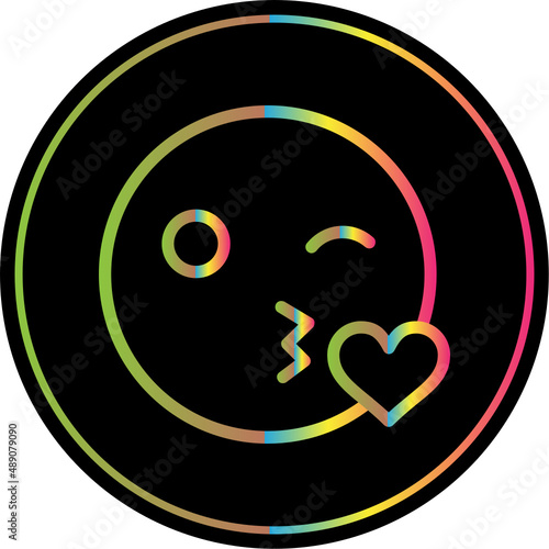 Kiss Wink Heart Icon