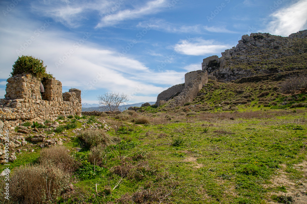Old Castle Ruins on  the rock