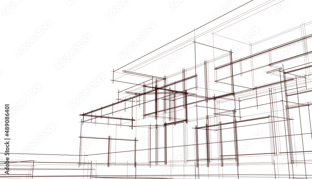 sketch of a house sketch of a house