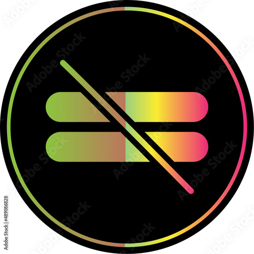 Not Equal Icon