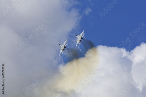 Russian fighter aircraft flights are a beautiful sight