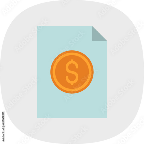 File Invoice Dollar Icon