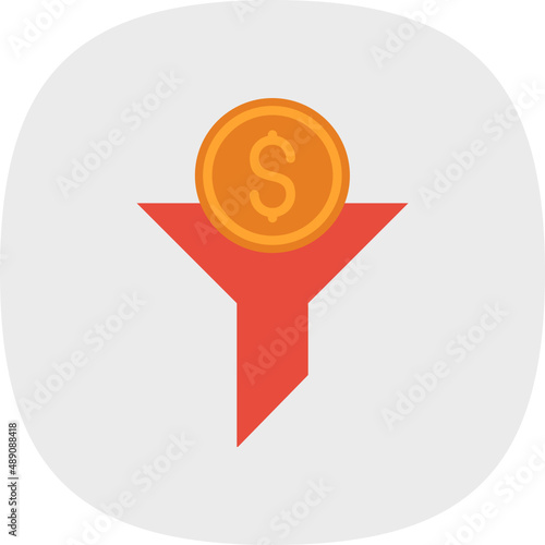 Funnel Dollar Icon