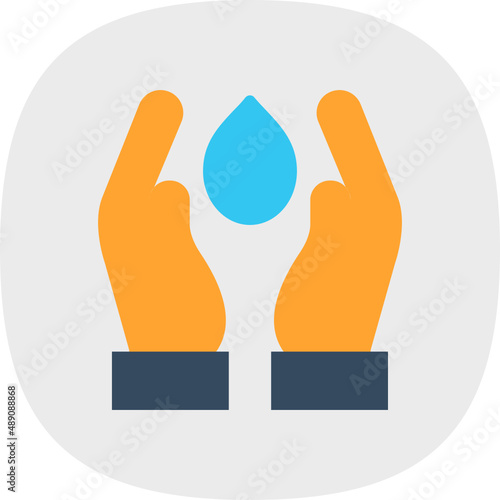 Hand Holding Water Icon