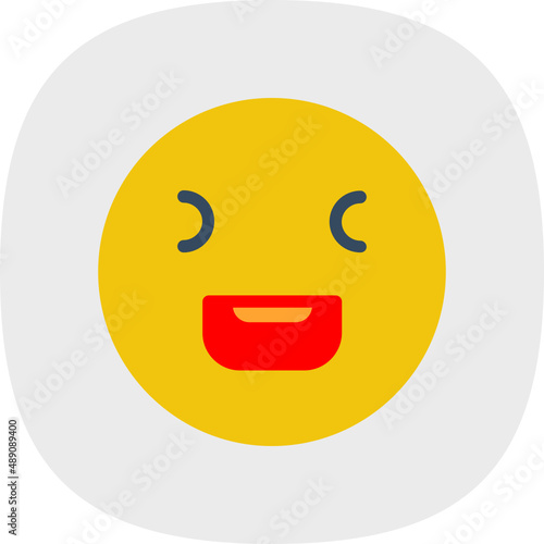 Laugh Squint Icon