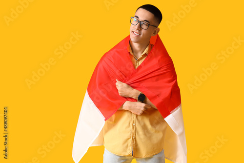 Young Asian man in eyeglass...