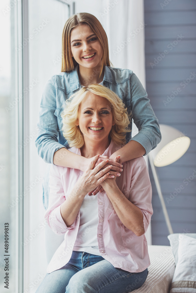 Mother and daughter Mother and daughter