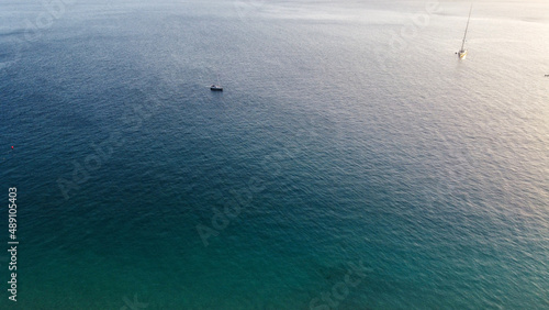 Boat on the Atlantic ocean © Martin