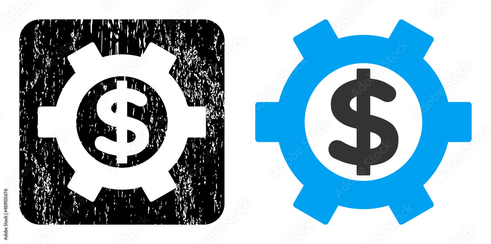 Vector financial settings stencil icon. Grunge financial settings seal stamp, done from icon and rounded square. Rounded square stamp seal contain financial settings carving inside. Vector financial settings stencil icon. Grunge financial settings seal stamp, done from icon and rounded square. Rounded square stamp seal contain financial settings carving inside.