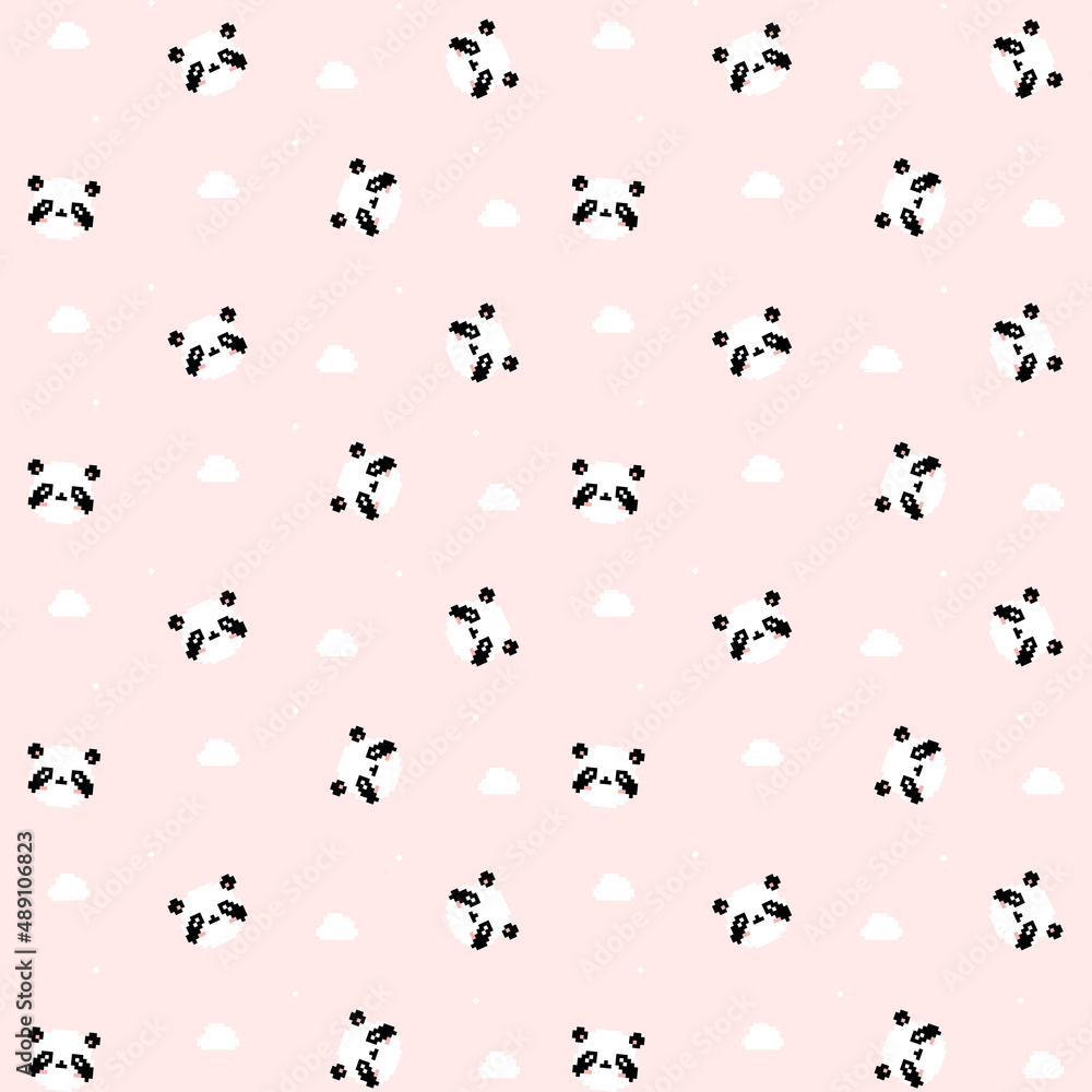 panda pattern background cute panda seamless pattern panda pattern background cute panda seamless pattern