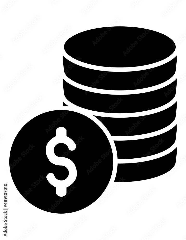 Investments Flat Icon Isolated On White Background Investments Flat Icon Isolated On White Background