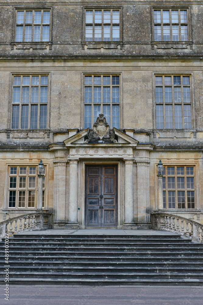 facade of a beautiful old mansion house