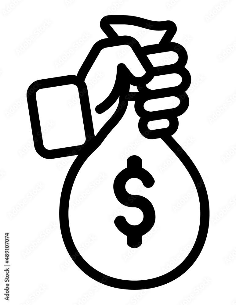 Money Banking Flat Icon Isolated On White Background Money Banking Flat Icon Isolated On White Background