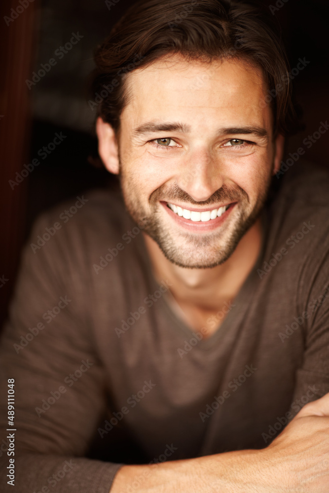 Hansome and happy with life. Portrait of a handsome young man smiling. Hansome and happy with life. Portrait of a handsome young man smiling.