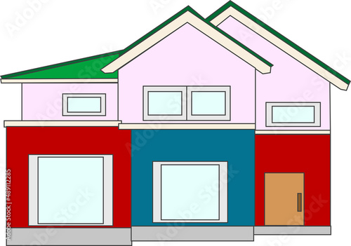 二階建ての家