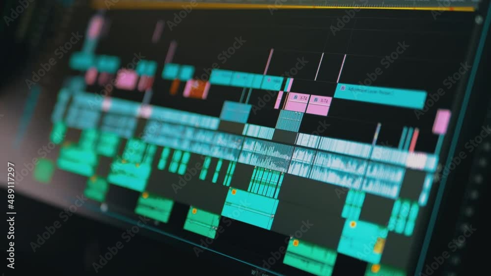 Correction, Editing Audio Layers Played on the Soundtrack on a Computer