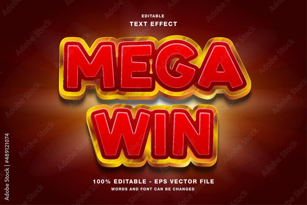 Mega Sale 3D Luxury editable text effect Mega Sale 3D Luxury editable text effect