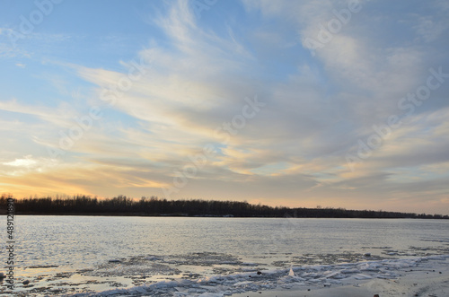 Evening on the Irtysh River