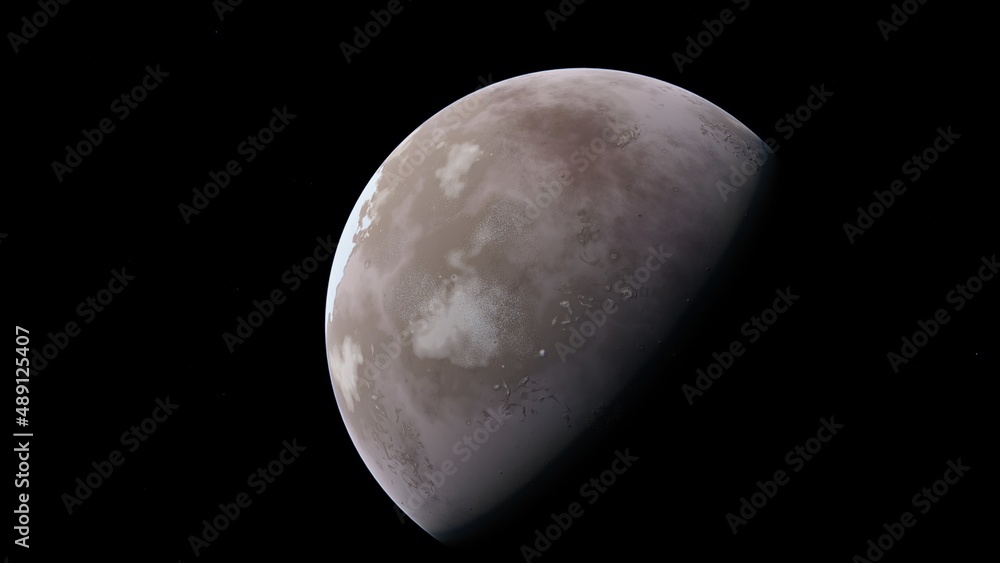 planet suitable for colonization, earth-like planet in far space, planets background 3d render planet suitable for colonization, earth-like planet in far space, planets background 3d render