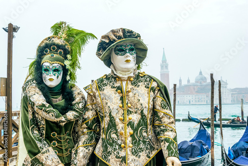 Costumes du carnaval de Venise en Italie 2022
