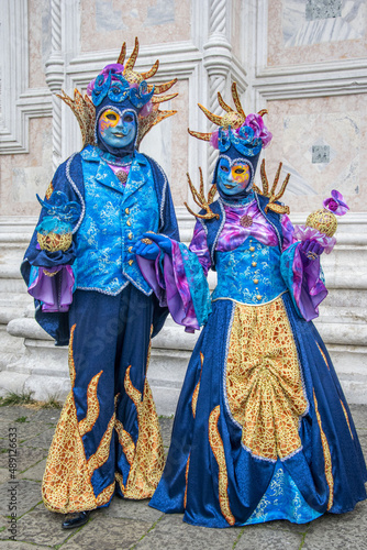 Costumes du carnaval de Venise en Italie 2022