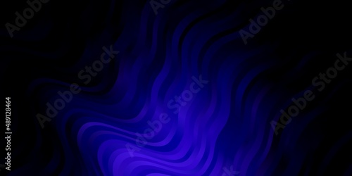 Dark Purple vector texture with wry lines.