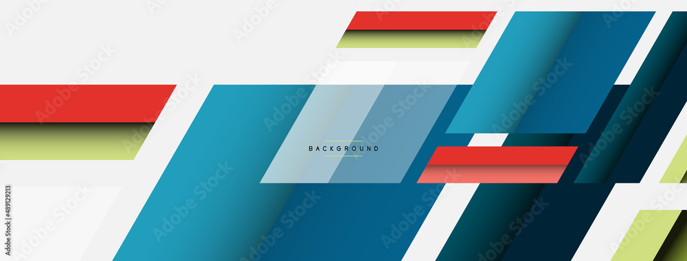 Obraz premium Background. Geometric diagonal square shapes and lines abstract composition. Vector illustration for wallpaper banner background or landing page