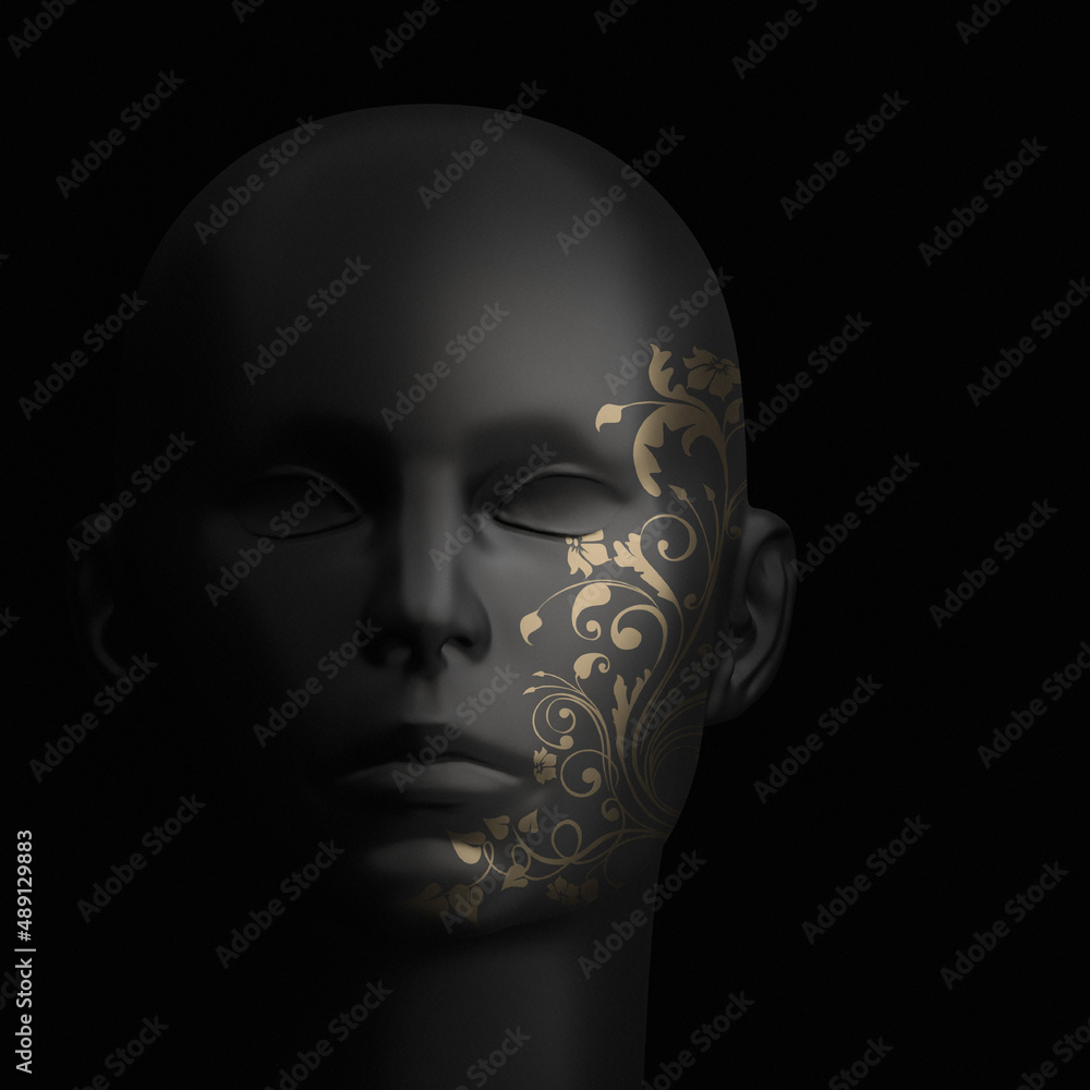 mannequin head with clipping path mannequin head with clipping path