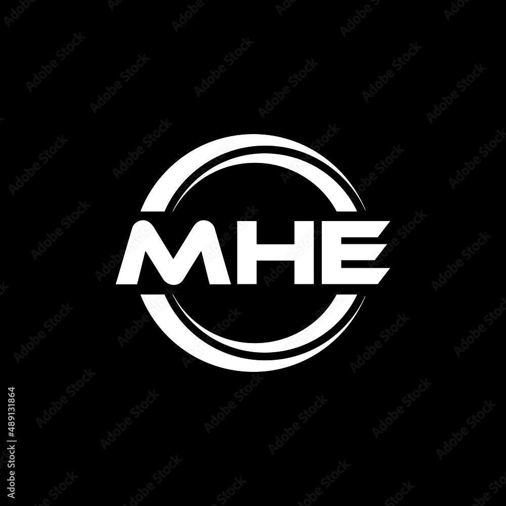MHE letter logo design with black background in illustrator, vector logo modern alphabet font overlap style. calligraphy designs for logo, Poster, Invitation, etc. MHE letter logo design with black background in illustrator, vector logo modern alphabet font overlap style. calligraphy designs for logo, Poster, Invitation, etc.