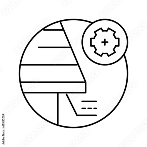 soffit roof line icon vector illustration