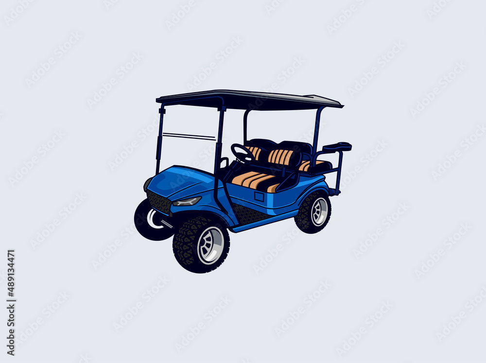 carts golf vector illustrations carts golf vector illustrations
