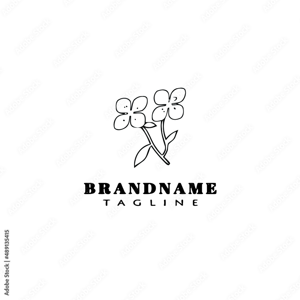 flower logo cartoon icon design template black isolated vector illustration flower logo cartoon icon design template black isolated vector illustration