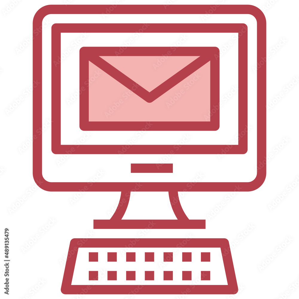 EMAIL red line icon,linear,outline,graphic,illustration EMAIL red line icon,linear,outline,graphic,illustration