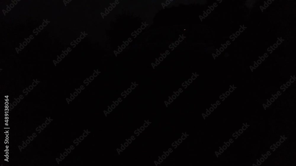 Car head lamps turn off in pitch black dark Car head lamps turn off in pitch black dark