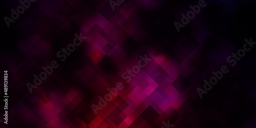 Dark Purple vector template with rectangles.