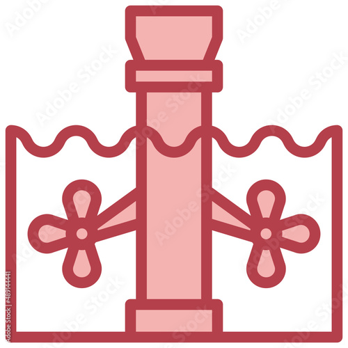 TIDAL red line icon,linear,outline,graphic,illustration