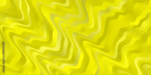 Light Yellow vector backdrop with curves.