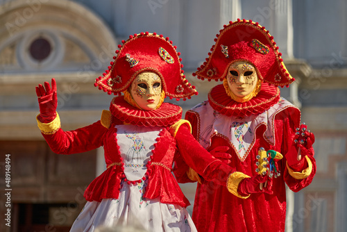 venetian carnival mask in Venice 2022 © Lovrencg