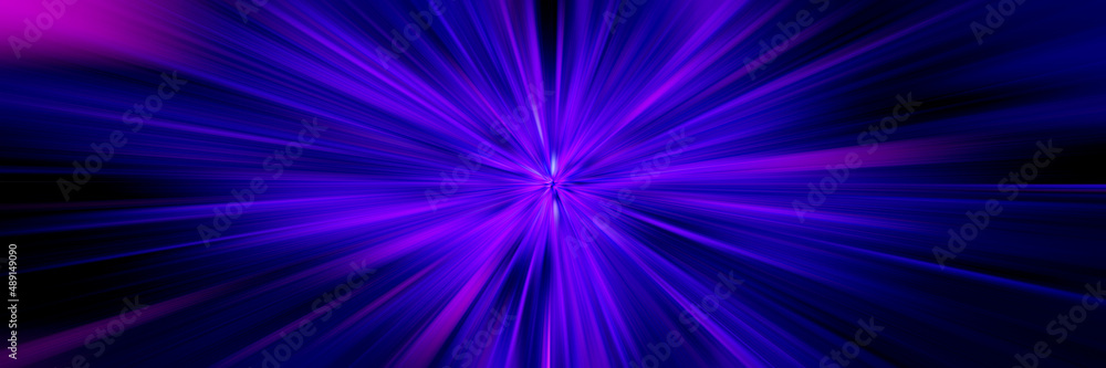 rising of a bright star. bright rays on black background. bright purple rays rising of a bright star. bright rays on black background. bright purple rays