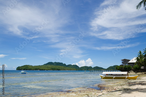 View and landscape of Mindanao Region  The Philippines  Lanuza area and Cortes.